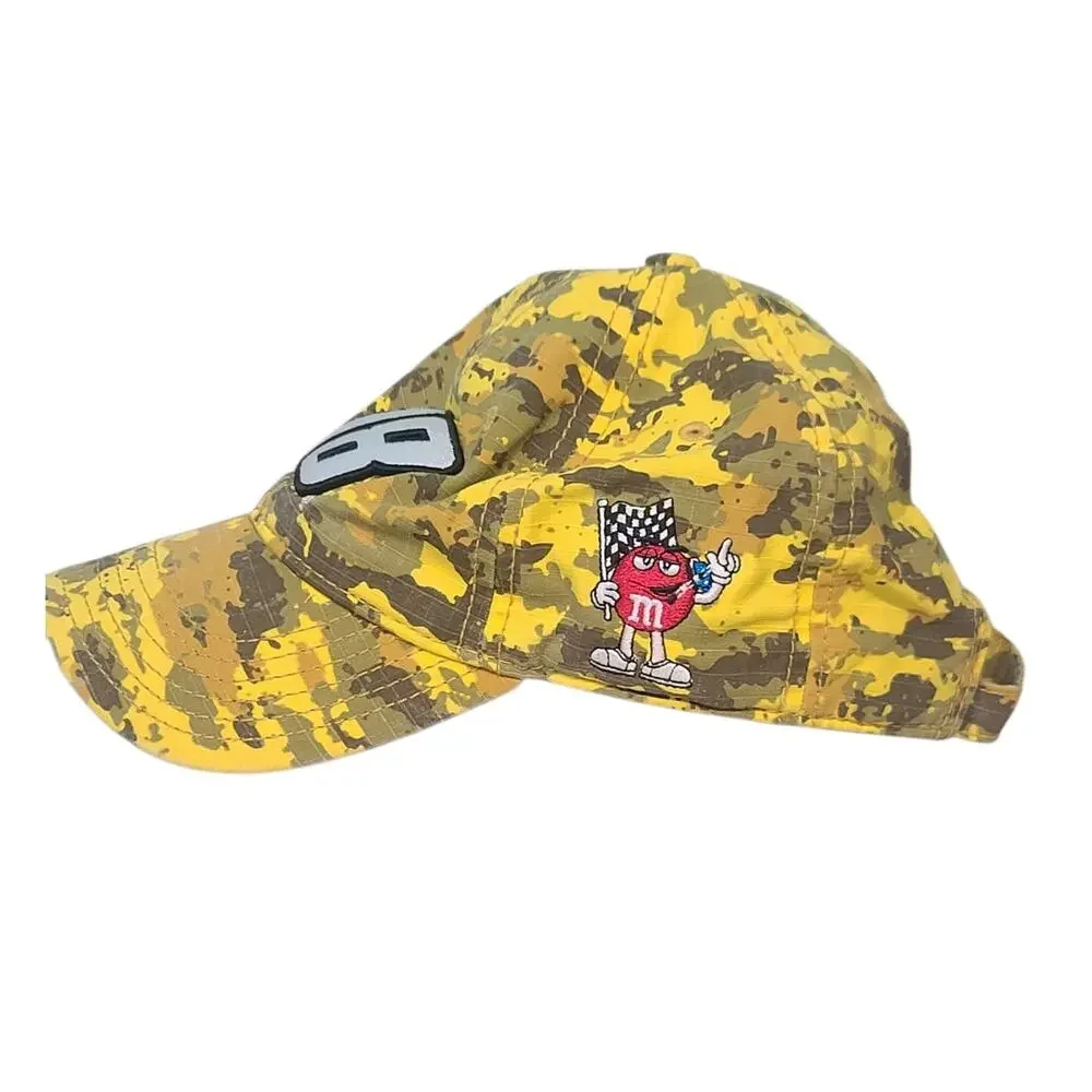 Kyle Busch 18 M&Ms Youth Camo Hat Joe Gibbs Racing